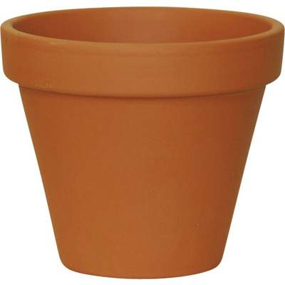 POT 4" RED CLAY