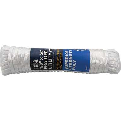 1/8X50' WHT UTILITY CORD