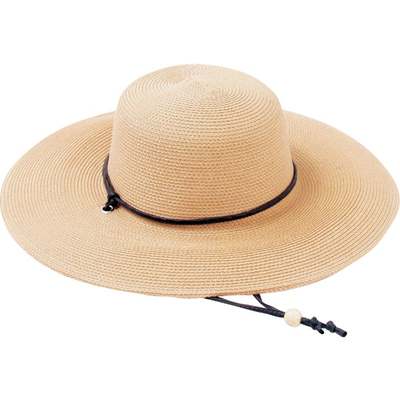 WMNS LT BRN BRAIDED HAT