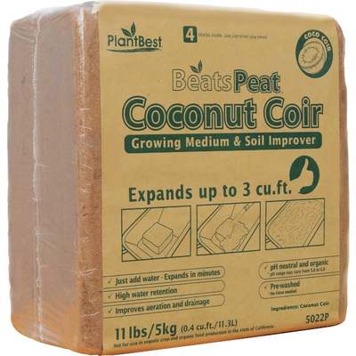 3CUFT EXPANDBLE COIR