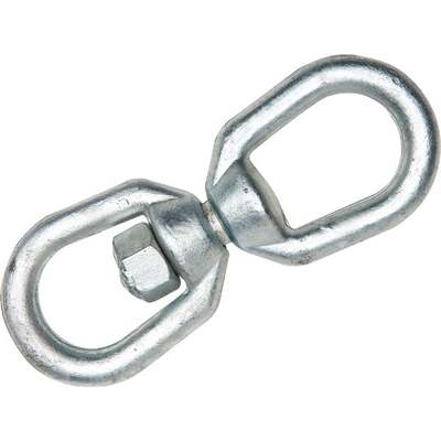 Campbell Swivel Eye & Eye 3/8 In. Forged Steel Swivel