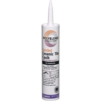 10.5OZ POLY TILE CAULK CHARCOAL