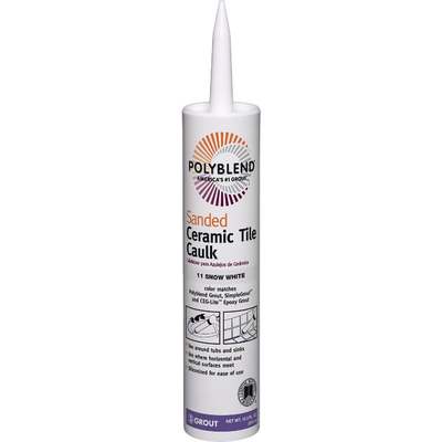 10.5 POLY SNOW WHITE TILE CAULK