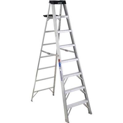 *T-1A 8' ALUM STEPLADDER