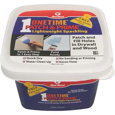 Red Devil Onetime 1 Pt. Lightweight Acrylic Patch & Prime Spackling