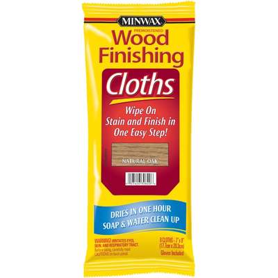 Minwax Oak Stain Wipe Cloth