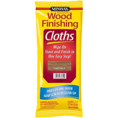 Minwax Chstnut Stain Wipe Cloth