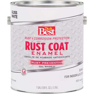 WHITE RUST ENAMEL