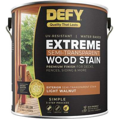 EXT LT WALNUT WOOD STAIN