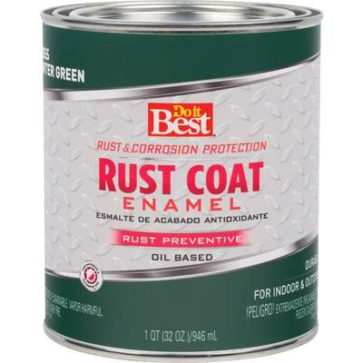 DIB RUST COAT - GREEN GLOSS / QT (Price includes PaintCare Recycle Fee)