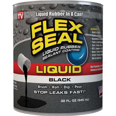FLEX SEAL 1 Gal. Liquid Rubber Sealant, Black