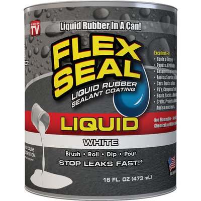 FLEX SEAL 1 Gal. Liquid Rubber Sealant, White