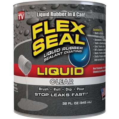 FLEX SEAL 1 Gal. Liquid Rubber Sealant, Clear