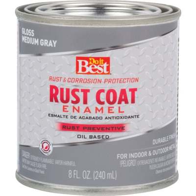 MEDIUM GRAY RUST ENAMEL