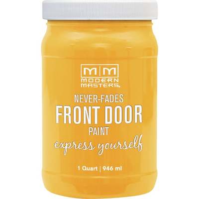 HAPPY YELLOW FRONT DOOR PAINT QT (Price includes PaintCare Recycle Fee)