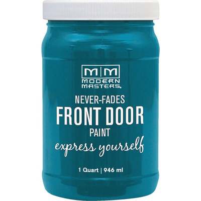 TRANQUIL TURQ FRNT DOOR PAINT QT (Price includes PaintCare Recycle Fee)