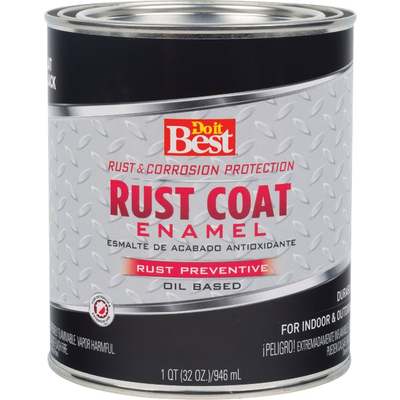 DIB RUST COAT - BLACK FLAT / QT (Price includes PaintCare Recycle Fee)
