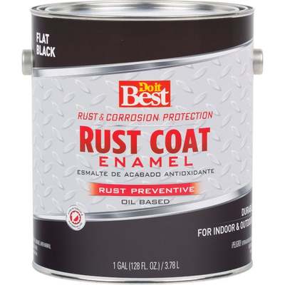 DIB RUST COAT - BLACK FLAT / GL (Price includes PaintCare Recycle Fee)
