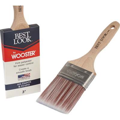 Best Look By Wooster 3 In. Flat Paint Brush