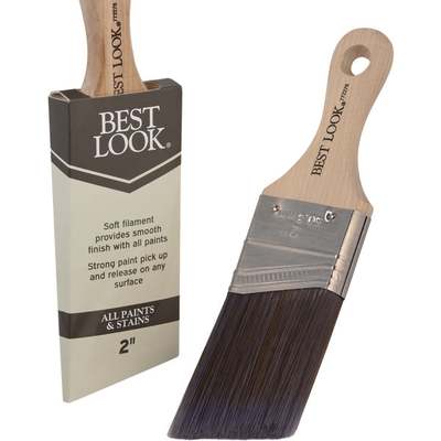 Best Look 2 In. Angle Sash Short Handle Paint Brush