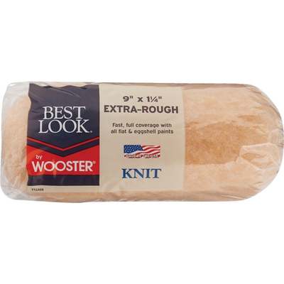 Best Look By Wooster 9 In. x 1-1/4 In. Knit Fabric Roller Cover