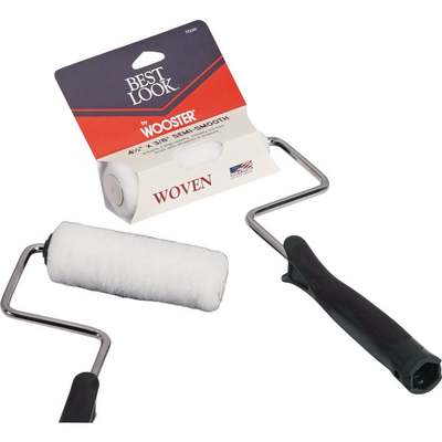 Best Look By Wooster 4-1/2 In. x 3/8 In. Mini Woven Paint Roller Cover &
