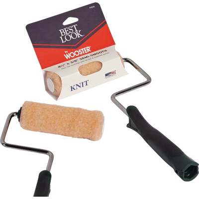 Best Look By Wooster 4-1/2 In. x 3/8 In. Mini Knit Paint Roller Cover &