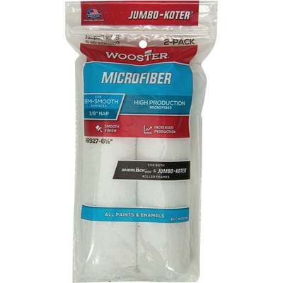 2pk 6-1/2 3/8 Microfiber Roller