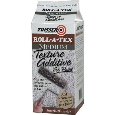 Zinsser Roll-A-Tex Medium Texture Paint Additive, 1 Lb.
