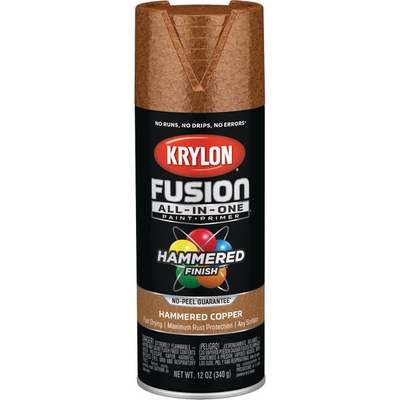 Krylon Fusion All-In-One Hammered Spray Paint & Primer, Copper