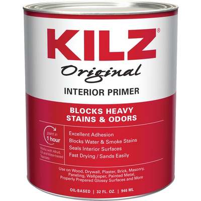 KILZ PRIMER/SEALER QT (Price includes PaintCare Recycle Fee)