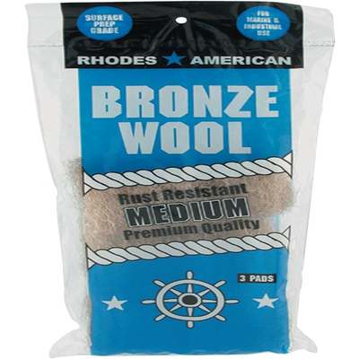 3PK MEDIUM BRONZE WOOL