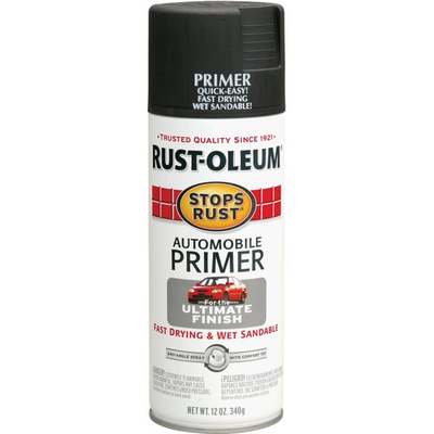 Rust-Oleum Stops Rust Dark Gray 12 Oz. Spray Automotive Paint Primer