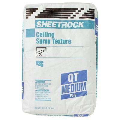 Sheetrock Medium 40 Lb. Bag White Spray Texture Material