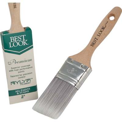 Best Look Premium 2 In. Flat Nylyn Paint Brush