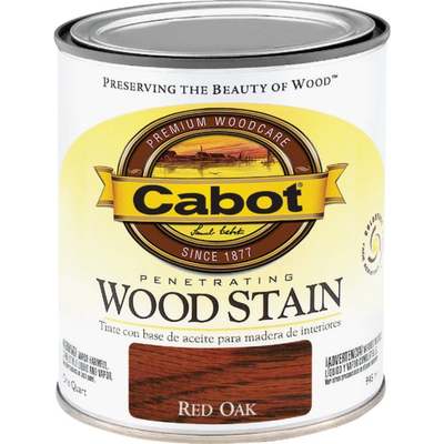 INT RED OAK WOOD STAIN