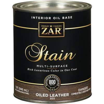 ZAR OILED LEATHER WOOD STAIN