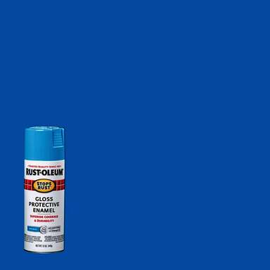BLUE SPRAY PAINT