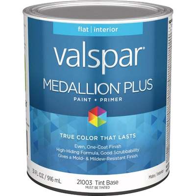 MED INT FLAT TINT BS PAINT QT