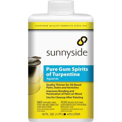 Sunnyside 1 Pint Pure Gum Spirits Turpentine