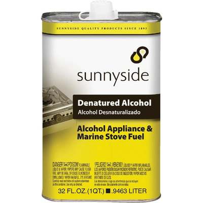 Sunnyside Denatured Alcohol Solvent, Quart