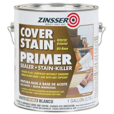 GAL ZINSSER OIL COVER-STAIN (Price includes PaintCare Recycle Fee)