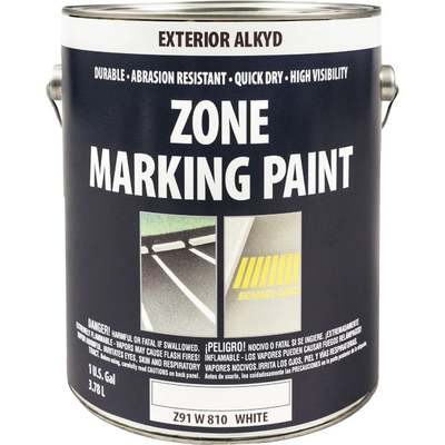 WHT ALKYD TRAFFIC PAINT GAL (Price includes PaintCare Recycle Fee)