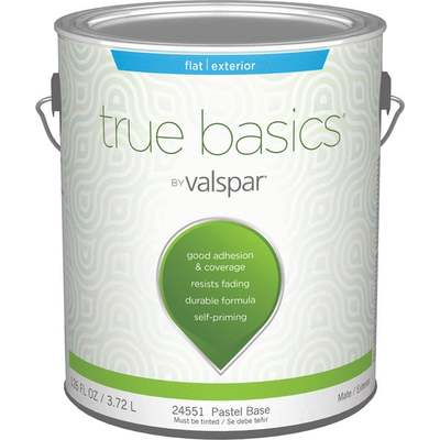 TRUE VALSPAR EXT FLAT PASTEL****