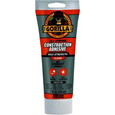 7OZ CLR CONSTR ADHESIVE