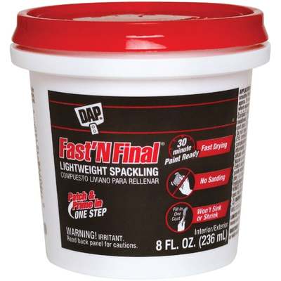 DAP Fast 'N Final 1/2 Pt. Lightweight Latex Patch & Prime Spackling