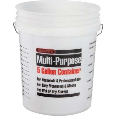 5GAL CLEAR PLASTIC PAIL