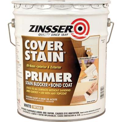 5 GAL ZINSSER COVER-STAIN (Price includes PaintCare Recycle Fee)