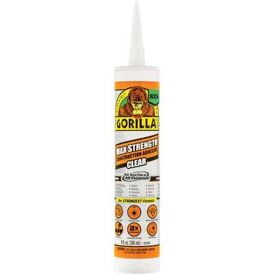 9oz Clear Const Adhesive