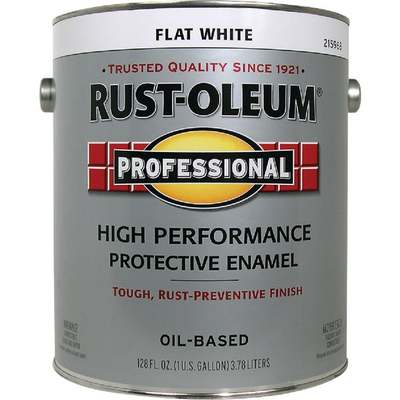 VOC FLAT WHT PRO ENAMEL